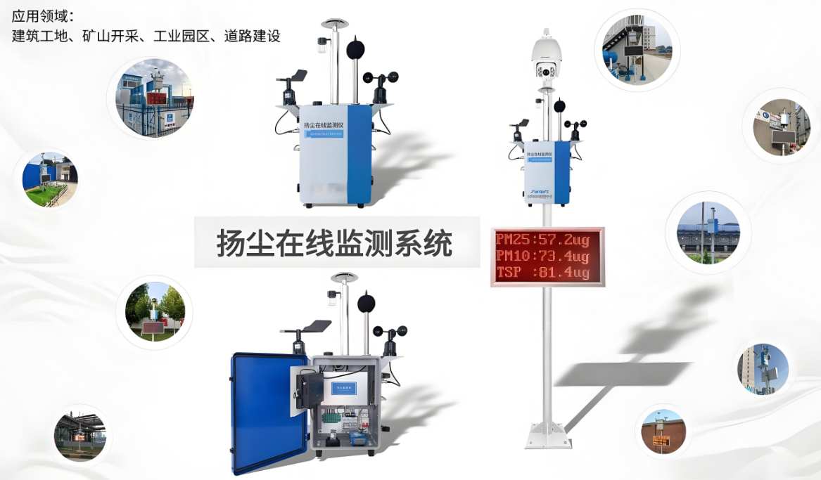 工地施工揚(yáng)塵監(jiān)測(cè)系統(tǒng)主要監(jiān)測(cè)哪些數(shù)據(jù)？